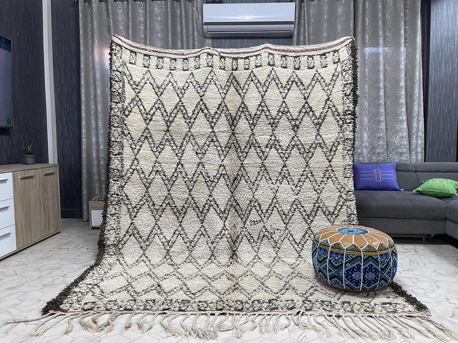 Delfino - Tapis Beni Ourain - 7x8ft