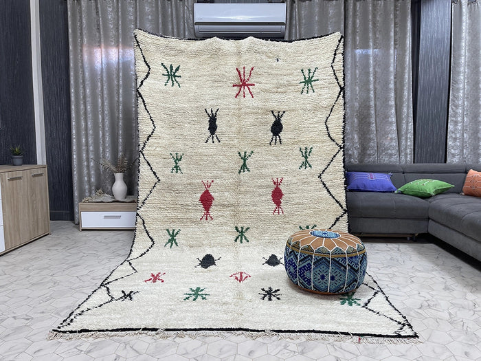Dihya by Bazarugs — Authentic Beni Ourain Rug, 6x10 ft