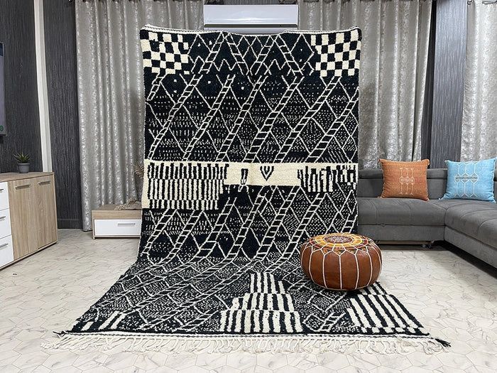 Bazarugs Luxury Beni Ourain Rug in Hamouard, 6x11 ft