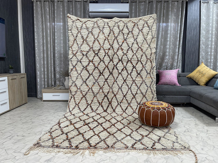 Bazarugs Luxury Beni Ourain Rug in Hildeberto, 6x11 ft