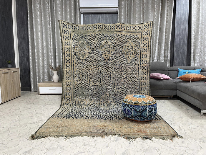 Bazarugs Jajary — Handwoven Beni Mguild Rug, 6x9 ft