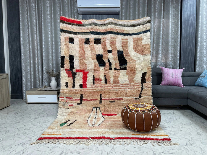 Bazarugs Luxury Beni Ourain Rug in Jema, 5x8 ft