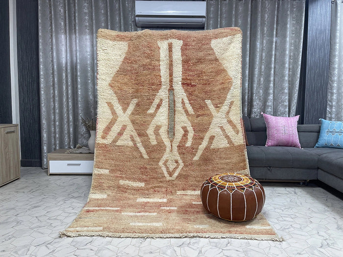 Klaudija by Bazarugs — Authentic Beni Ourain Rug, 5x9 ft