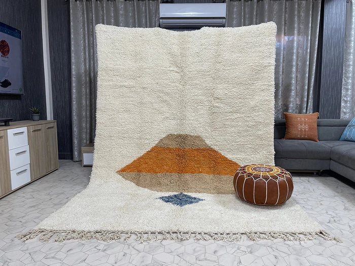 Bazarugs Luxury Beni Ourain Rug in Lithuaw, 7x10 ft
