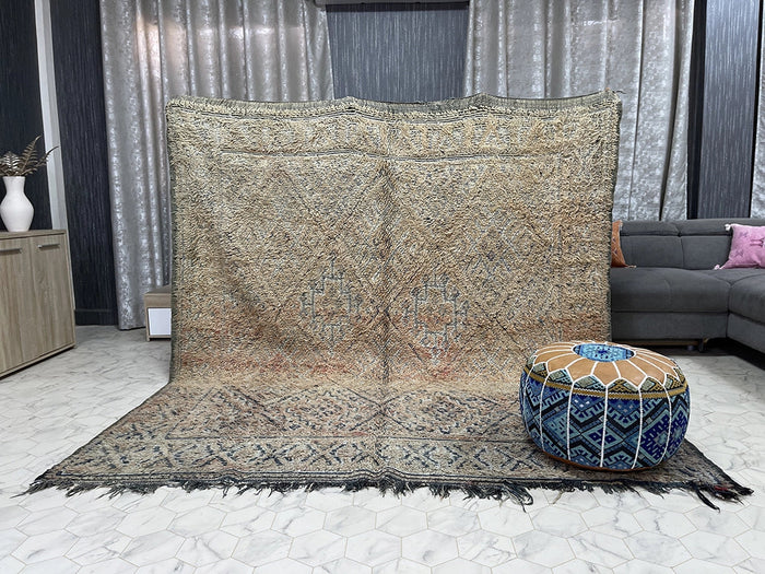 Bazarugs M'ghila — Handwoven Beni Mguild Rug, 7x8 ft