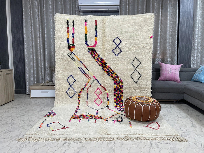 Bazarugs Beni Ourain Rug — Msifyin, 6x10 ft