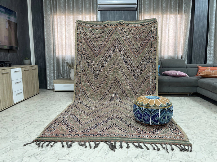 Mystic Berber by Bazarugs — Authentic Talsint Rug, 6x11 ft