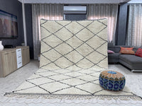 Nur Al-Qalb - Tapis Beni Ourain - 8x12ft