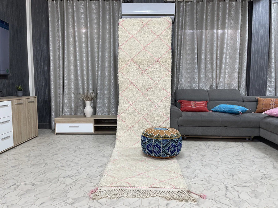 Pacome - Tapis Beni Ourain - 3x11ft