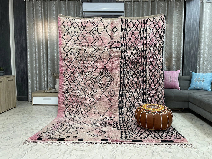 Siny by Bazarugs — Authentic Beni Ourain Rug, 7x9 ft