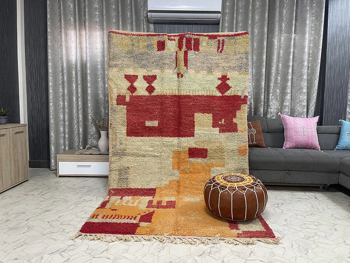 Bazarugs Luxury Beni Ourain Rug in Stigur, 5x9 ft