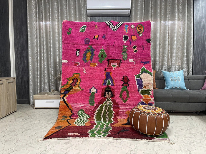 Bazarugs Luxury Beni Ourain Rug in Urmas, 5x8 ft