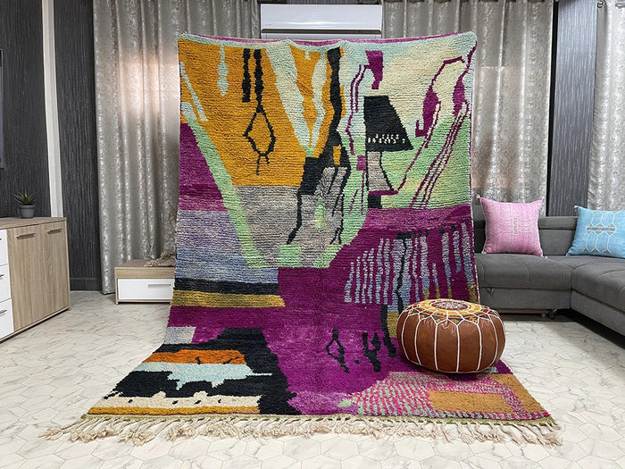 Bazarugs Luxury Beni Ourain Rug in Yuuka, 6x10 ft