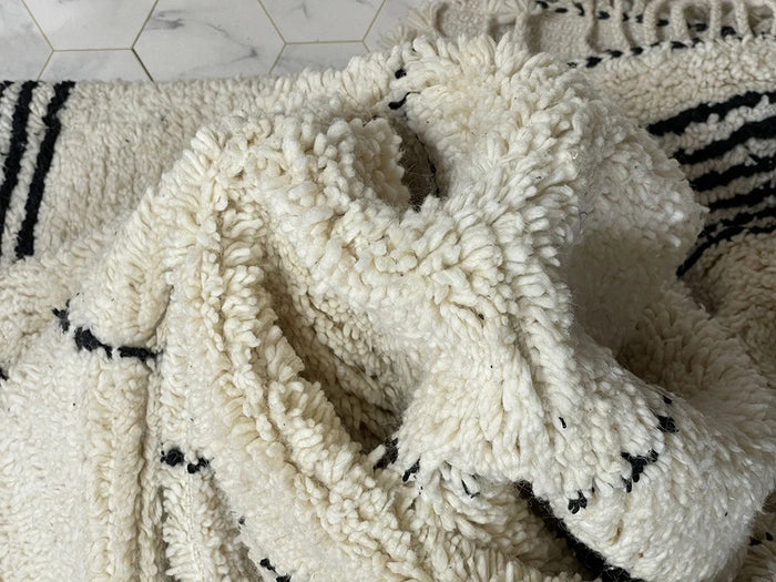 Bazarugs Luxury Beni Ourain Rug in Arjaa, 6x9 ft