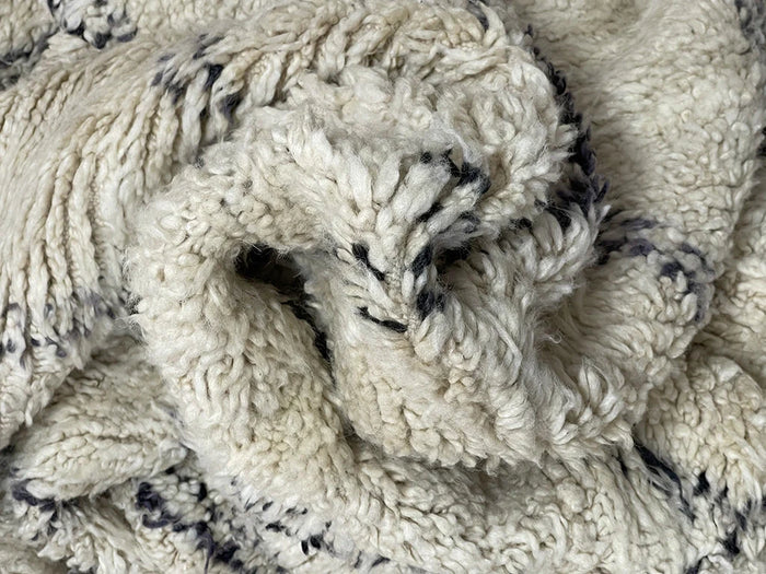 Bazarugs Bazabiz — Handwoven Beni Ourain Rug, 5x10 ft