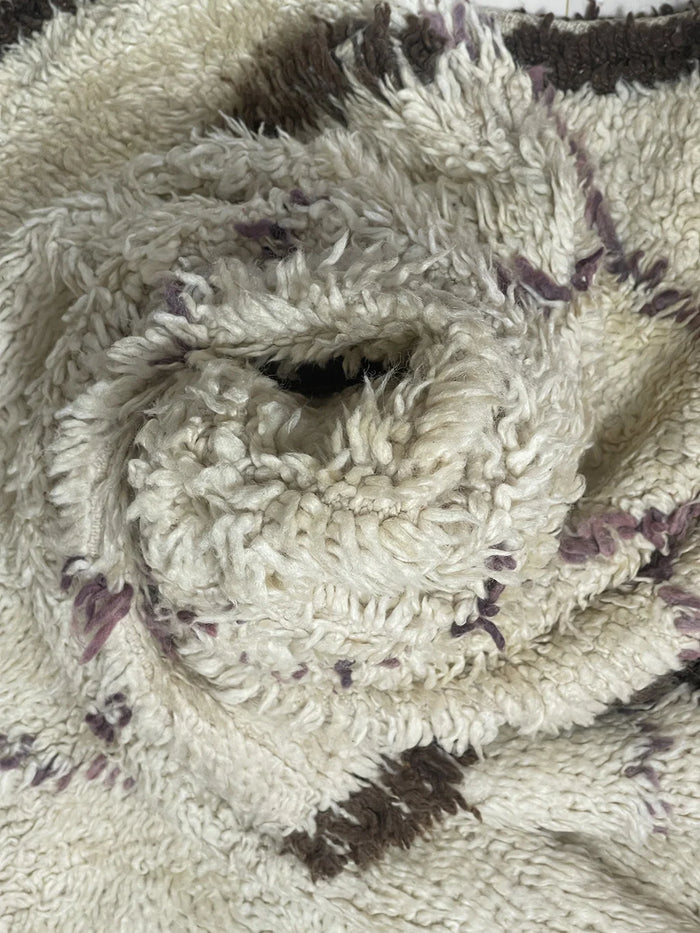 Coco Diamond by Bazarugs — Authentic Beni Ourain Rug, 5x8 ft