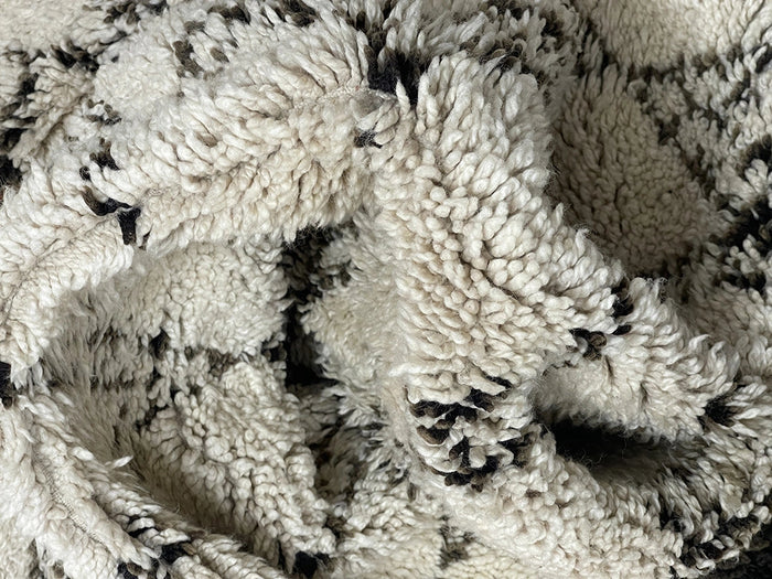 Bazarugs Luxury Beni Ourain Rug in Delfino, 7x8 ft