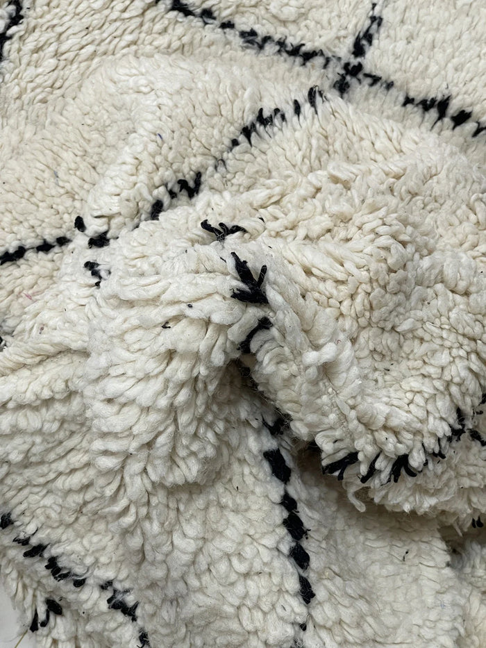 Hesse by Bazarugs — Authentic Beni Ourain Rug, 3x10 ft
