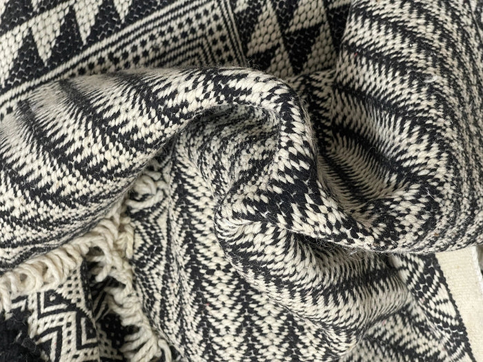 Bazarugs Kimiko — Handwoven Beni Ourain Rug, 2x13 ft