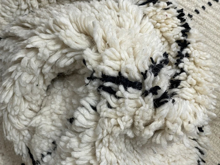 Bazarugs Beni Ourain Rug — Luma Lozange, 3x10 ft