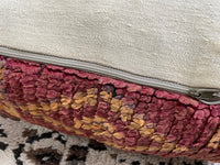 Merry Mocha - Pouf Kilim