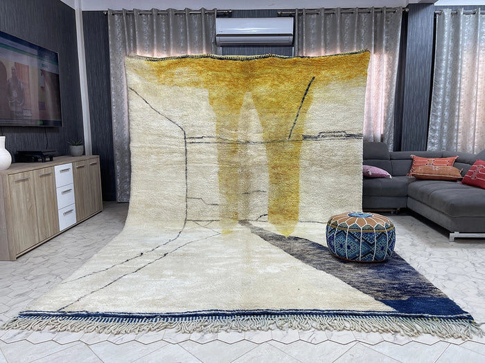 Kostarova by Bazarugs — Authentic Beni Mrirt Rug, 8x12 ft