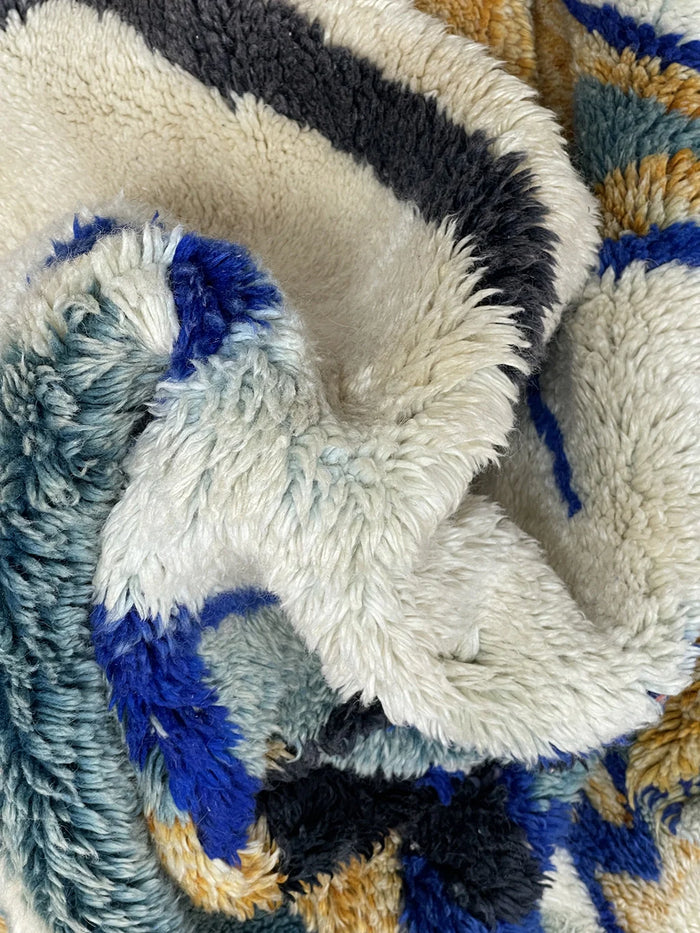 Talayt N'Taziza by Bazarugs — Authentic Beni Mrirt Rug, 7x11 ft