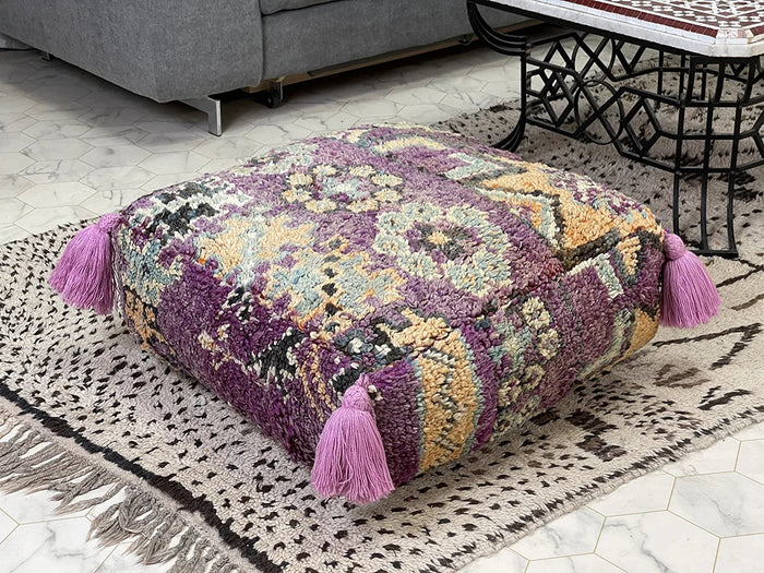 Bazarugs Willow Tree — Handwoven Kilim Pouf
