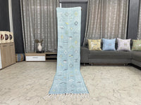 Blue cactus silk Rugs