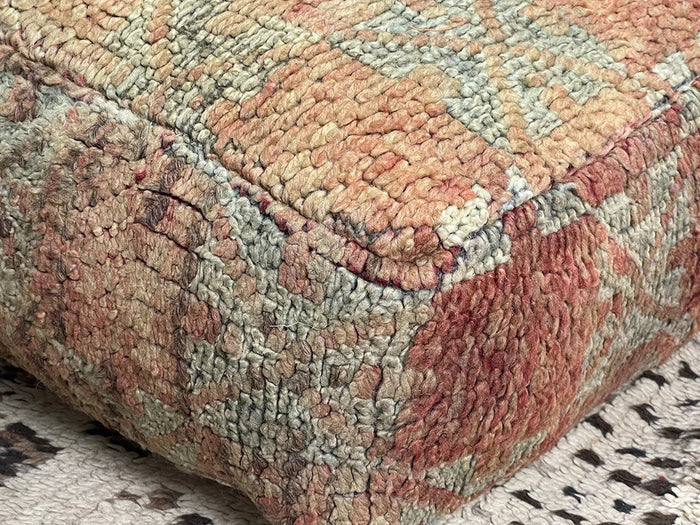 Dar Zaman Kilim Pouf by Bazarugs — Handmade Moroccan Ottoman