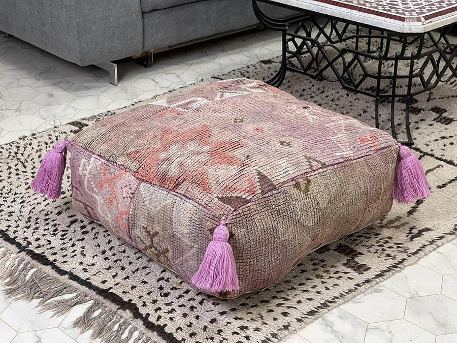 Desert Rose - Pouf Kilim