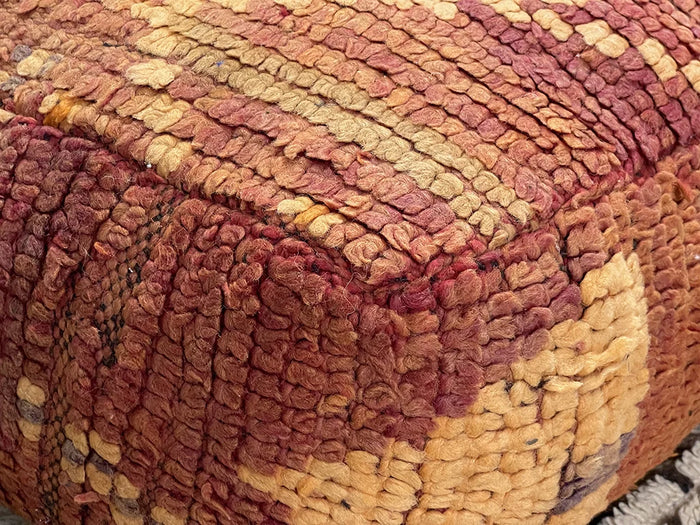 Holi Bazaar Kilim Pouf by Bazarugs — Handmade Moroccan Ottoman