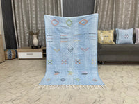 Blue cactus silk Rugs