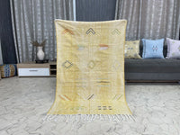 Yellow cactus silk Rugs