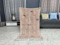 Orange cactus silk Rugs