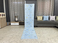 Blue cactus silk Rugs