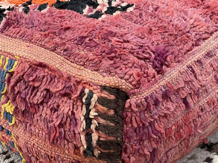 Bazarugs Ramu Raki — Handwoven Kilim Pouf