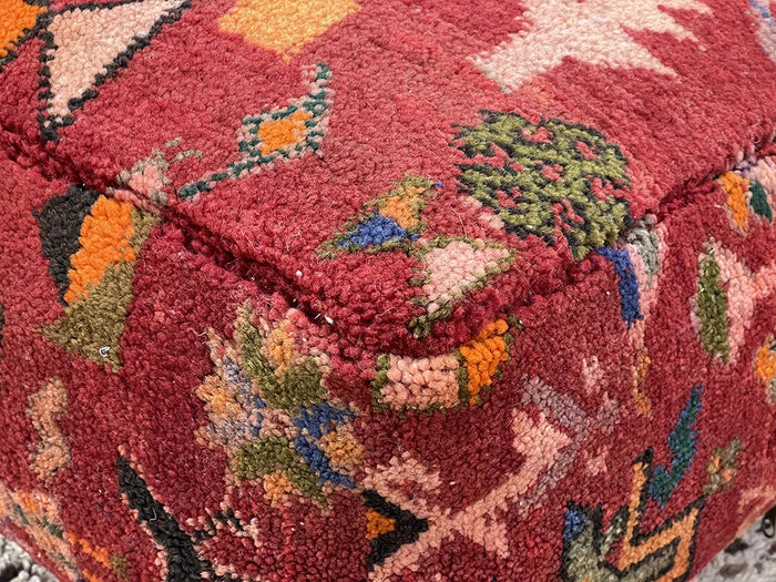 Bazarugs Moroccan Kilim Pouf — Rosy Mozy