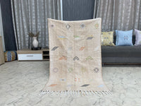 Orange cactus silk Rugs