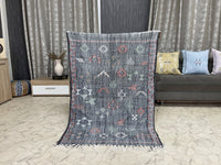 Black cactus silk Rugs