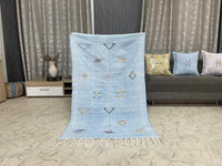 Blue cactus silk Rugs