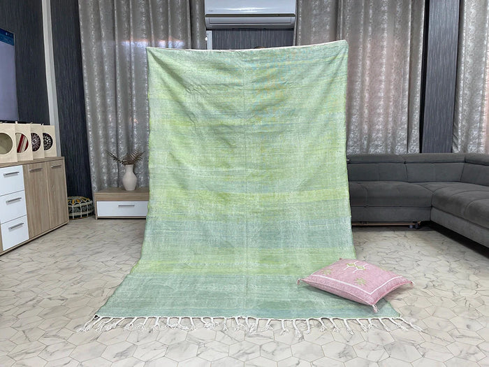green Natural cactus silk Rugs