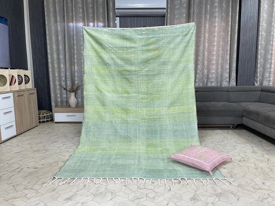 green Natural cactus silk Rugs