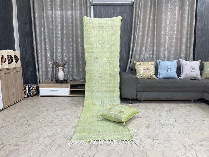 Green cactus silk Rugs