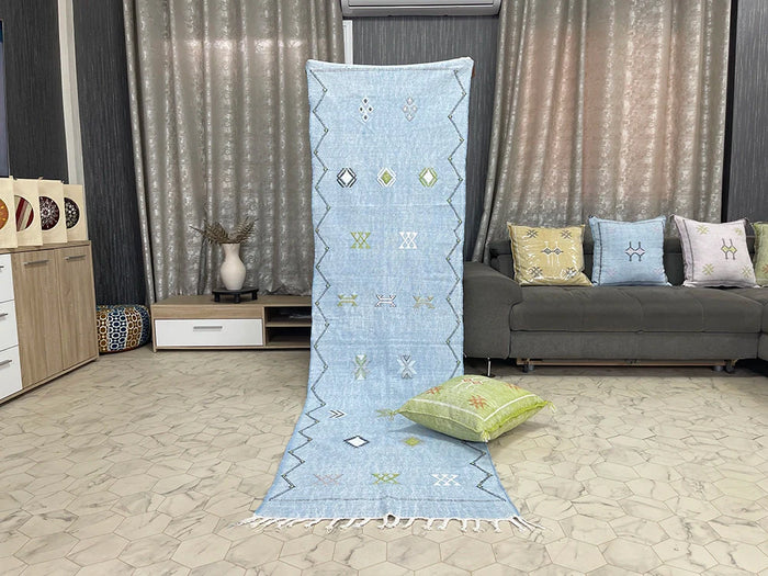 Blue cactus silk Rugs