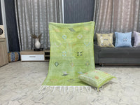 Green cactus silk Rugs