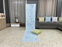 Blue cactus silk Rugs