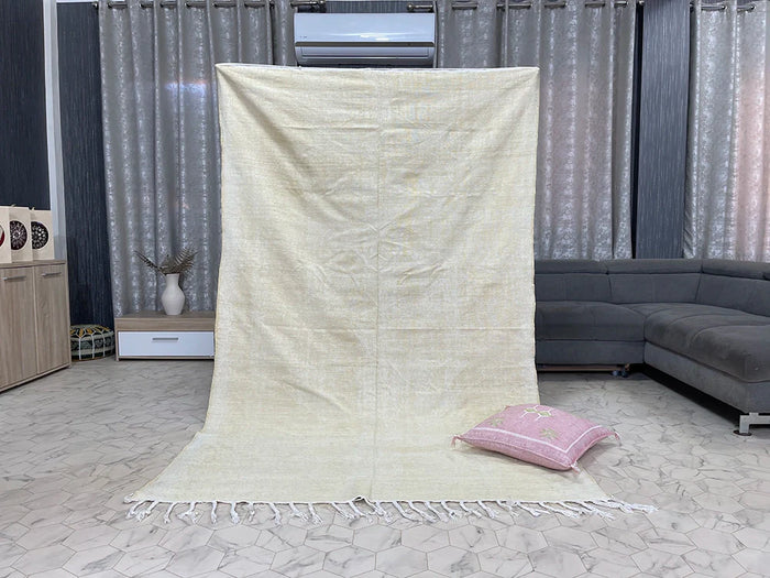 Yellow cactus silk Rugs