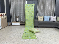Green cactus silk Rugs