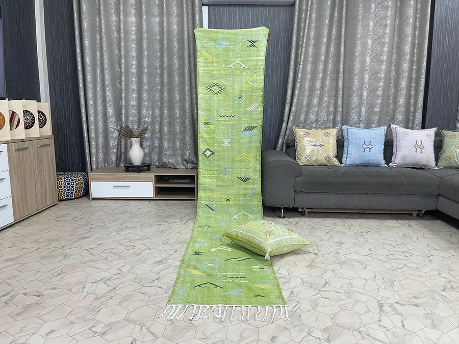 Green cactus silk Rugs